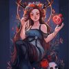 Persephone Lady paint by numbe