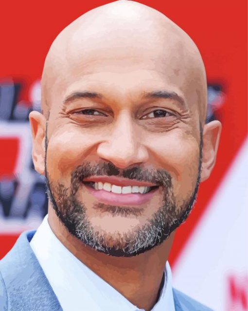 Th Actor Keegan Michael Key paint by numbers