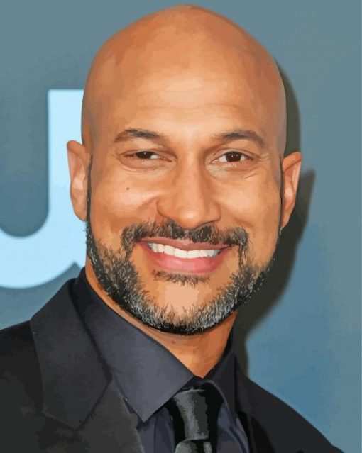 Th American Actor Keegan Michael Key paint by numbers