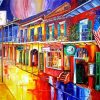 Bourbon Street Art Paint By Numbers