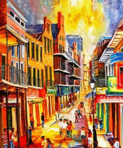 Aesthetic Bourbon Street Paint By Numbers