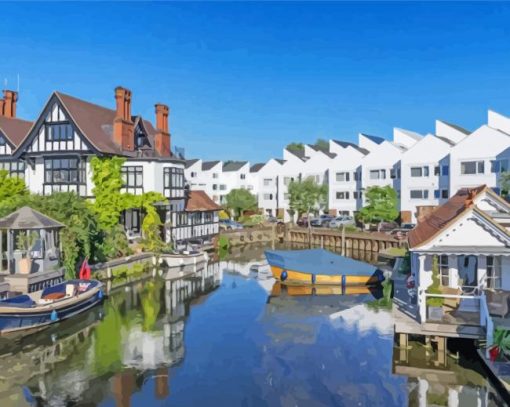 Marlow Buckinghamshire paint by numbers