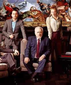 Succession Characters paint by numbers