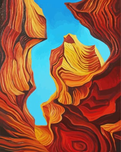 Antelope Fall paint by numbers