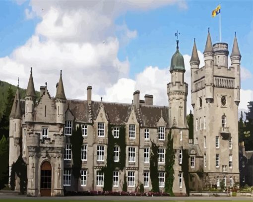 Balmoral Scotland paint by numbers