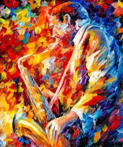 John Coltrane By Leonid Afremov paint by numbers
