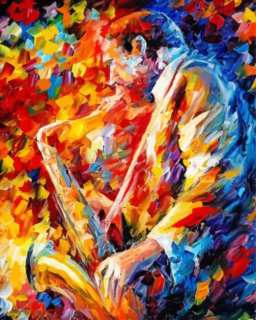 John Coltrane By Leonid Afremov paint by numbers