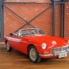 MGB Roadster paint by numbers