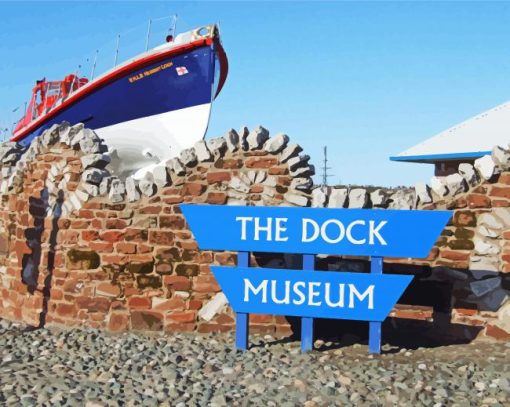 The Dock Museum Walney paint by numbers