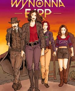 Wynonna Earp Illustration paint by numbers