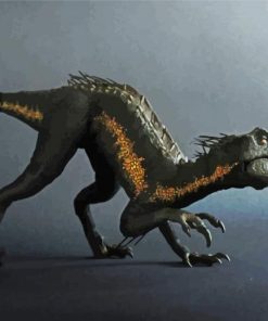 Aesthetic Indoraptor Dinosaur paint by numbers