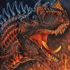 Ceratosaurus Close Up paint by numbers