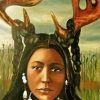 Deer Woman paint by numbers