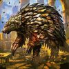 Giant Pangolin paint by numbers