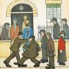 A Fight By Lowry paint by number