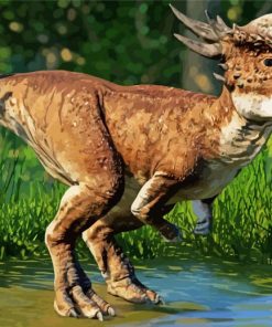 Aesthetic Stygimoloch paint by numbers