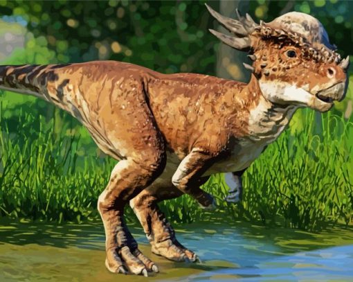 Aesthetic Stygimoloch paint by numbers