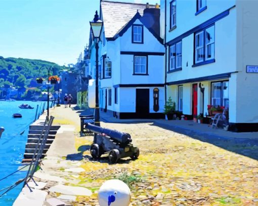 Bayards Cove In Kingswear paint by numbers