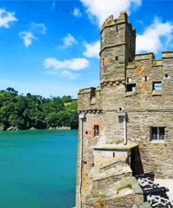 Darthmouth Castle Kingswear paint by numbers
