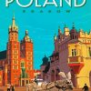Krakow Poland Poster paint by numbers