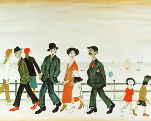 Lowry On The Promenade paint by numbers