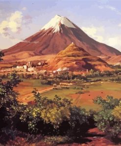 Popocatepetl paint by numbers