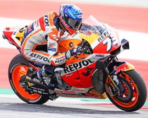 Repsol Honda Racing paint by numbers