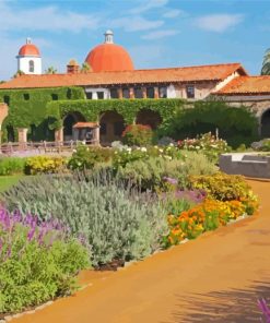San Juan Capistrano paint by number