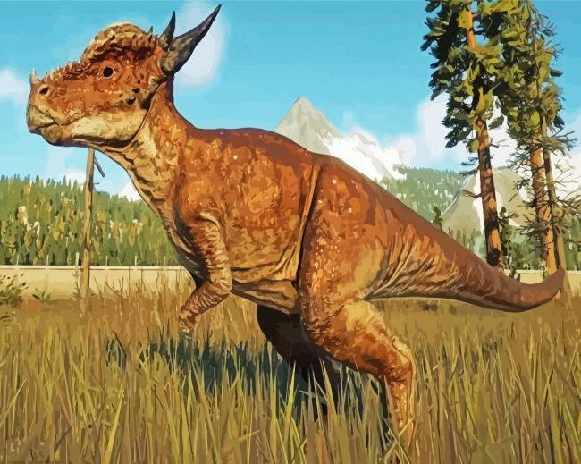 Stygimoloch paint by numbers