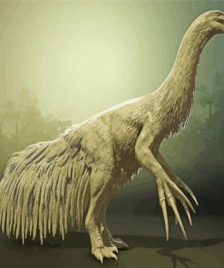 Therizinosaurus paint by numbers