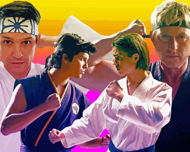 Cobra Kai Illustration paint by numbers