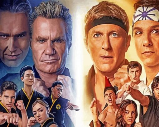 Cobra Kai paint by numbers