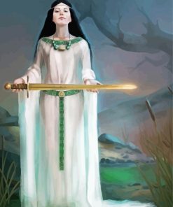 Lady Of The Lake paint by number