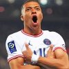 Kylian Mbappe paint by numbers