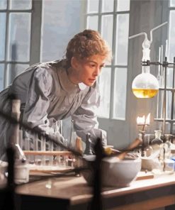 Marie Curie paint by numbers
