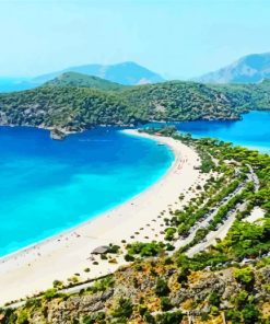 Oludeniz Beach paint by numbers