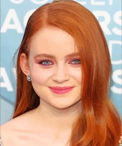Sadie Sink paint by numbers