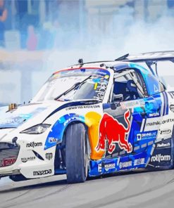 Aesthetic Drift Car paint by numbers