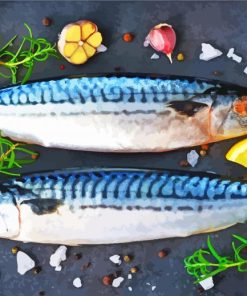 Aesthetic Mackerel paint by numbers