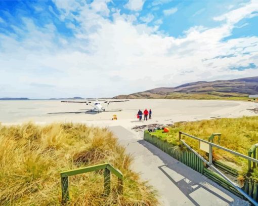 Barra Outer Hebrides paint by numbers