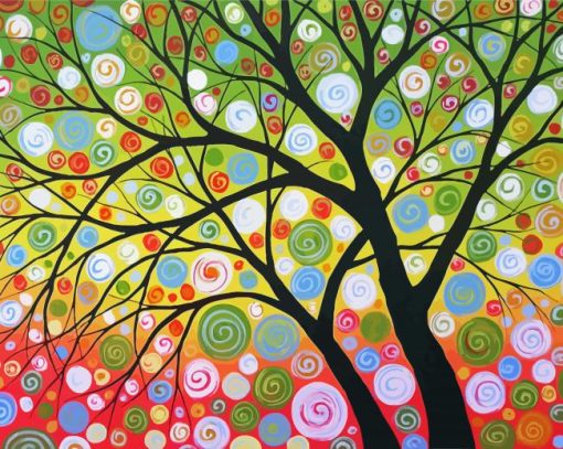 Summer Tree paint by number
