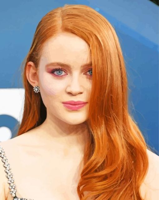 Sadie Elizabeth Sink paint by numbers