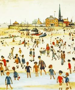 At The Seaside Poster Paint by numbers