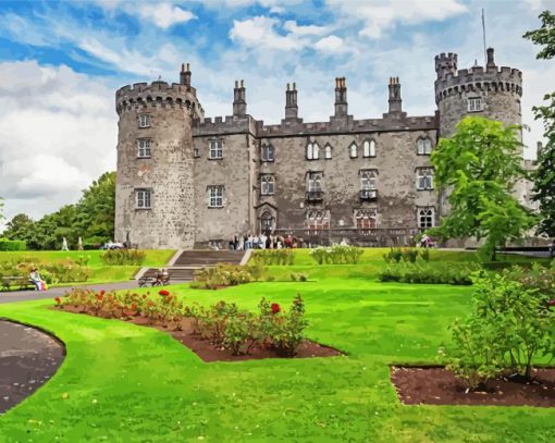 Ireland Kilkenny Castle Paint by numbers