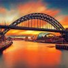 Newcastle Tyne Bridge Paint by numbers