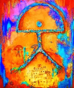 Aesthetic Indalo Man Paint by numbers