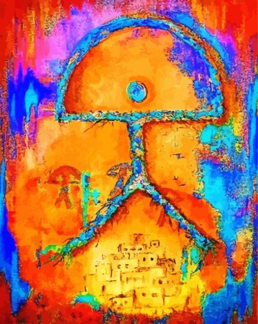 Aesthetic Indalo Man Paint by numbers