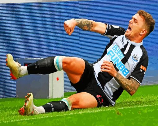 The Footballer Kieran Trippier Paint by numbers