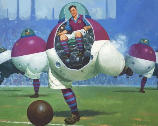 Burnley FC Art Paint by numbers