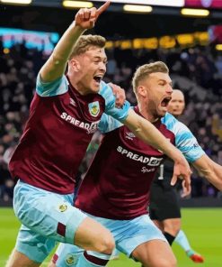 Burnley Players Paint by numbers